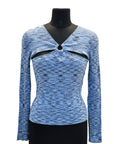 Song of Style Rib Knit Long Sleeve Top Size M