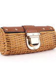 Santorini Wicker Clutch