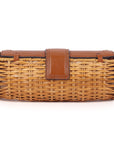 Santorini Wicker Clutch