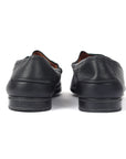 Black Leather Frederik Web Loafers EU- 44.5