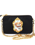 Teddy Mirror Nylon Crossbody Bag