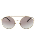 Giorgio Armani Pale Gold Gradient Grey Sunglasses