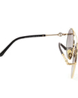 Giorgio Armani Pale Gold Gradient Grey Sunglasses