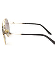 Giorgio Armani Pale Gold Gradient Grey Sunglasses