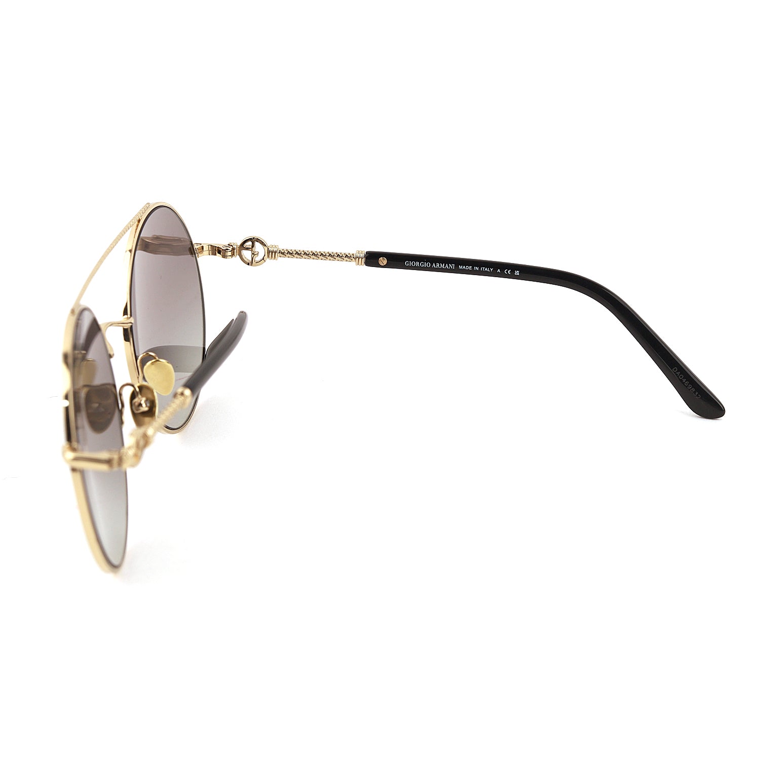 Giorgio Armani Pale Gold Gradient Grey Sunglasses