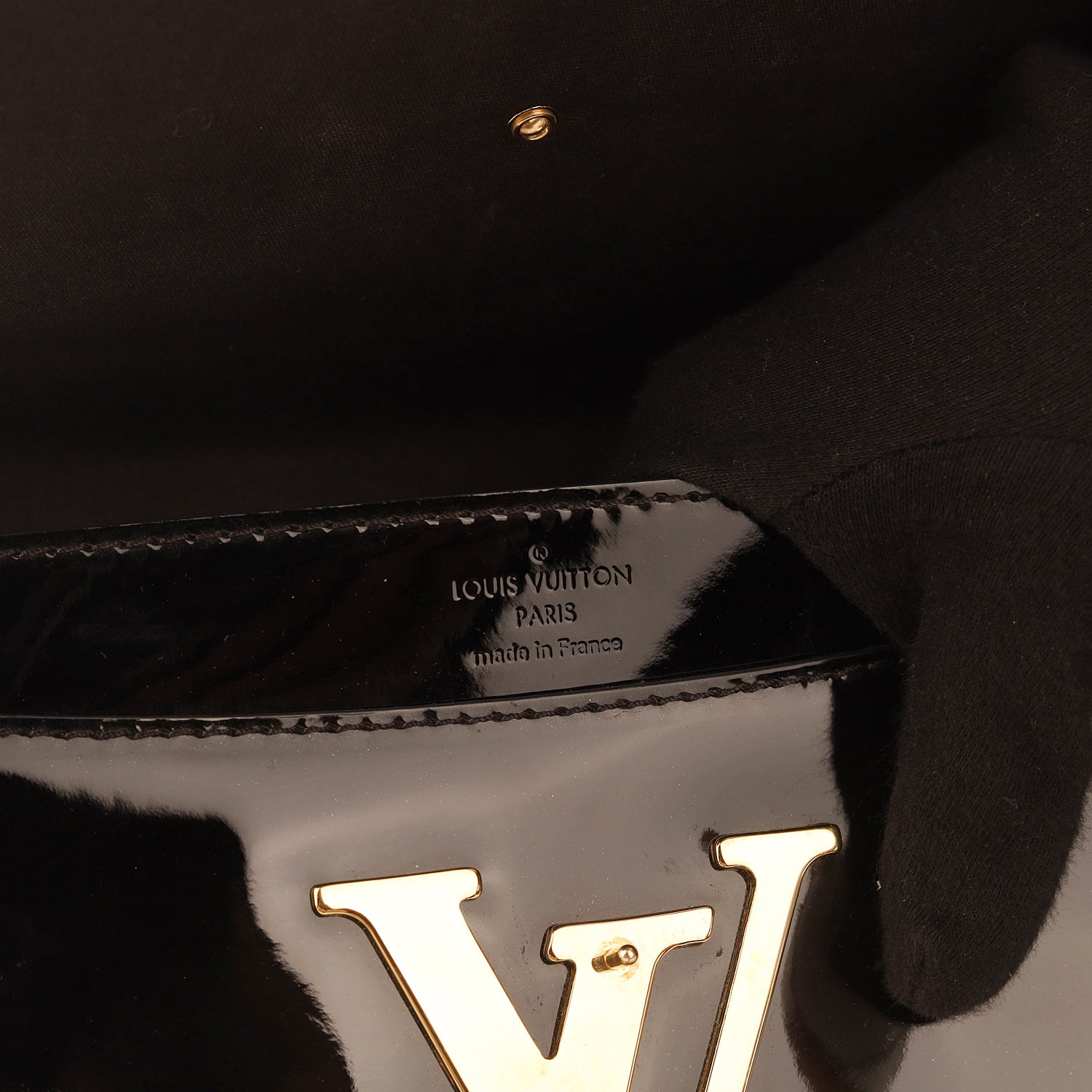 Louis Vuitton Black Patent Clutch bag