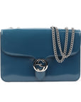 Patent Leather Interlocking GG Shoulder Bag