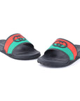 Gucci GG Signature Stripe Slide Sandals