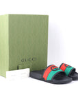 Gucci GG Signature Stripe Slide Sandals