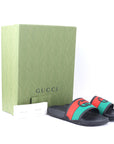 Gucci GG Signature Stripe Slide Sandals