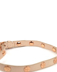 Tory Burch Double Wrap Logo Stud Bracelet