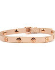 Tory Burch Double Wrap Logo Stud Bracelet