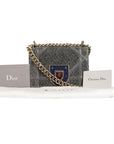 Dior Green Ceramic Effect Leather Diorama Club Shoulder Bag