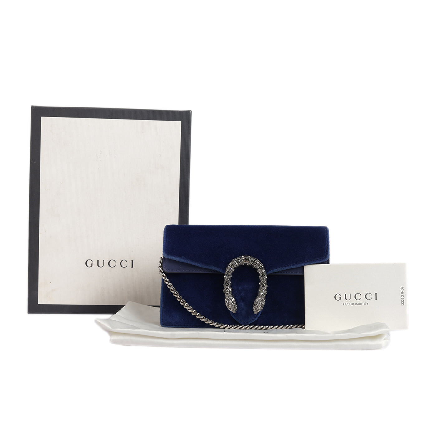 Gucci Velvet Super Mini Dionysus Crossbody Bag