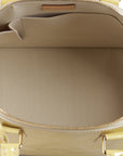 Louis Vuitton Yellow Monogram Vernis Alma PM Bag