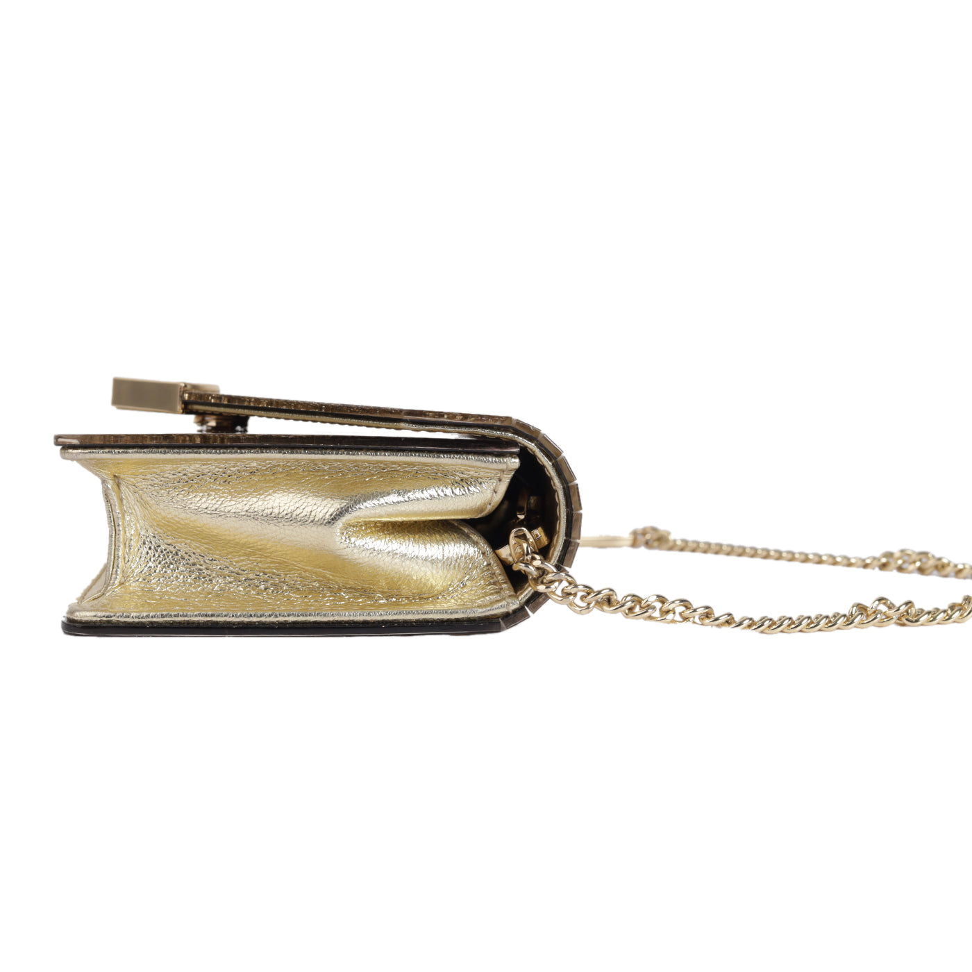 Michael Kors Barbara Gold Clutch