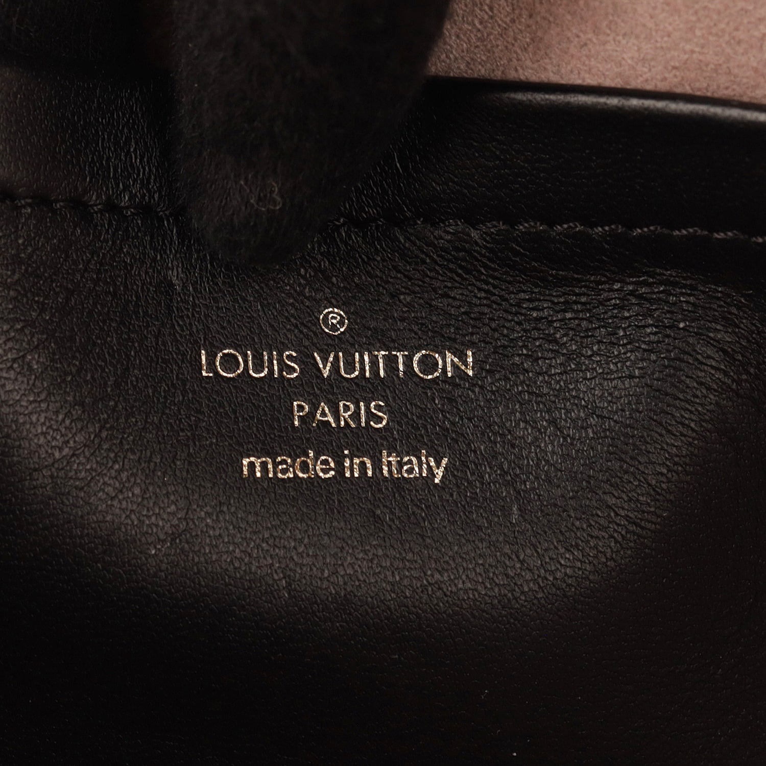 Louis Vuitton Black Monogram Leather Coussin Pochette Bag