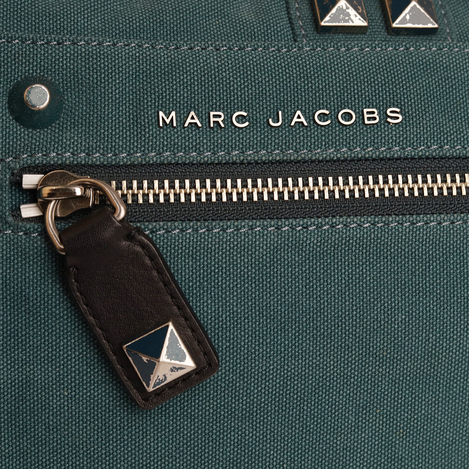 Marc Jacobs Stud Chipped Canvas Tote