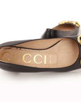 Gucci Black Leather Horsebit Block Heel Pumps EU- 36.5