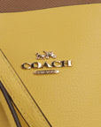 Coach Mollie Yellow Tote 25