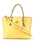 Coach Mollie Yellow Tote 25