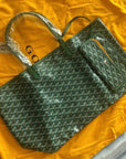 Goyard St Louis PM Black Green Bag