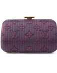 Louis Vuitton Monogram Satin Clutch Chain Shoulder Bag