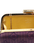 Louis Vuitton Monogram Satin Clutch Chain Shoulder Bag