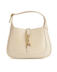 Gucci White Leather Mini 1961 Jackie Shoulder Bag