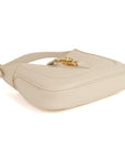 Gucci White Leather Mini 1961 Jackie Shoulder Bag