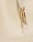 Gucci White Leather Mini 1961 Jackie Shoulder Bag