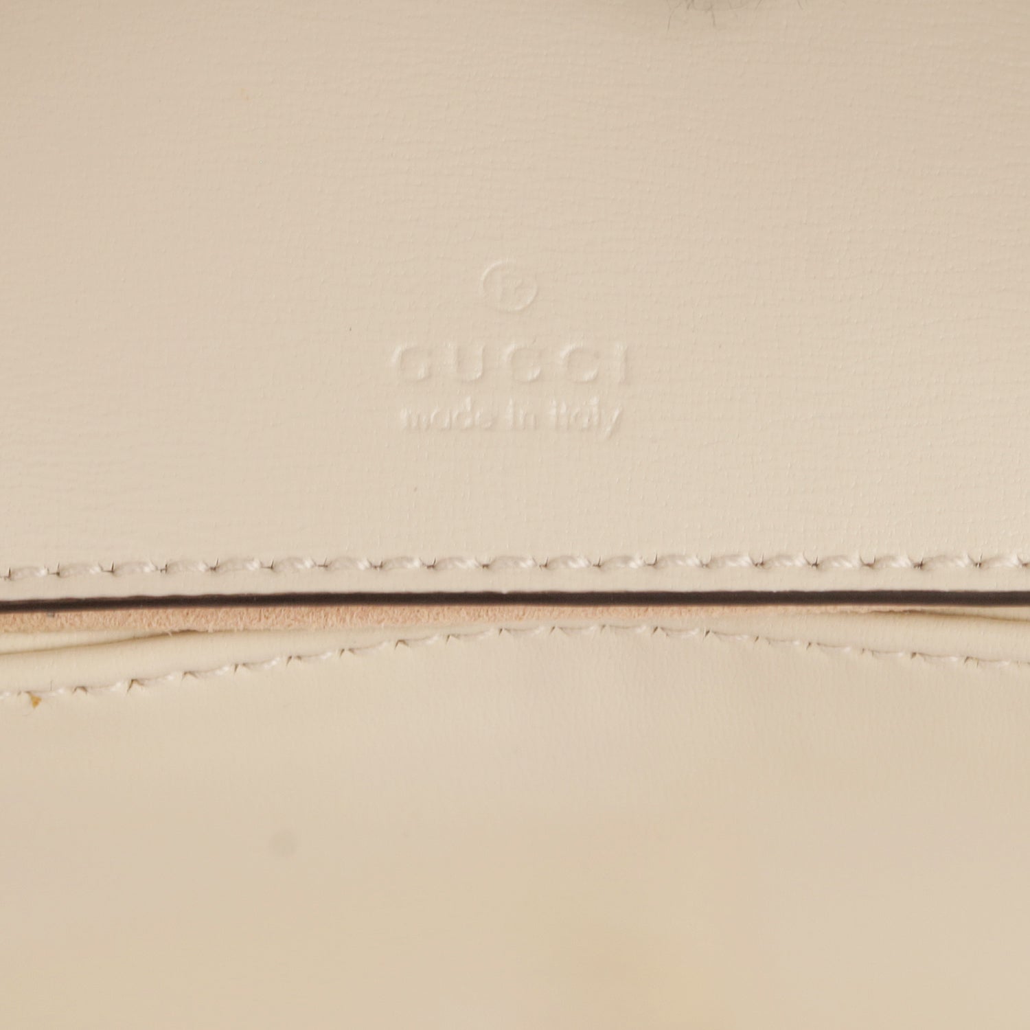 Gucci White Leather Mini 1961 Jackie Shoulder Bag