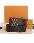 Louis Vuitton Damier Cobalt 40mm LV Initiales Belt