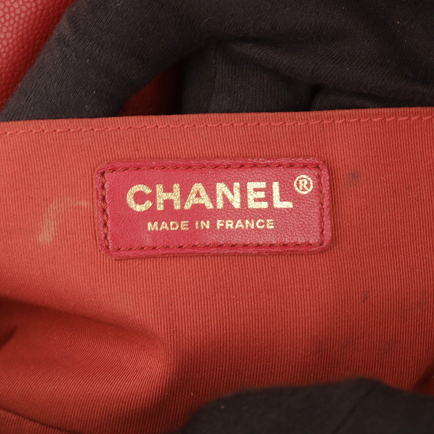 CHANEL Red Medium Lambskin Boy Flap Bag