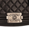 Chanel Quilted Wild Stitched Leather Medium Boy Bag