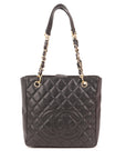 Chanel Black Caviar Petit Shopping PST Tote