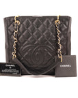 Chanel Black Caviar Petit Shopping PST Tote