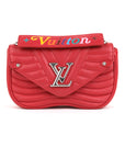 Louis Vuitton Ecarlate Leather New Wave Chain MM Bag