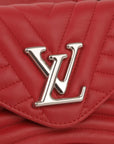 Louis Vuitton Ecarlate Leather New Wave Chain MM Bag