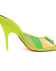 Christian Louboutin PVC Just Arch 100 Neon Yellow - Size EU 37.5