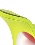 Christian Louboutin PVC Just Arch 100 Neon Yellow - Size EU 37.5