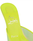 Christian Louboutin PVC Just Arch 100 Neon Yellow - Size EU 37.5