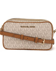 Michael Kors Signature Coated Canvas Jet Set Shoulder Bag