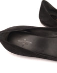 Louis Vuitton Suede Lock It Ballerina Flats