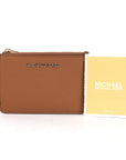 Michael Kors Top Zip Coin Pouch with ID Holder Saffiano Leather