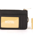 Michael Kors Top Zip Coin Pouch with ID Holder Saffiano Leather