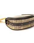 Chloé Python Skin Nile Bracelet Bag Beige/Black