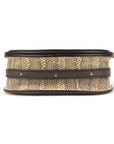 Chloé Python Skin Nile Bracelet Bag Beige/Black