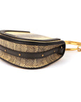 Chloé Python Skin Nile Bracelet Bag Beige/Black