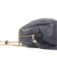 Gucci Navy Blue Leather Large Soho Shoulder Bag